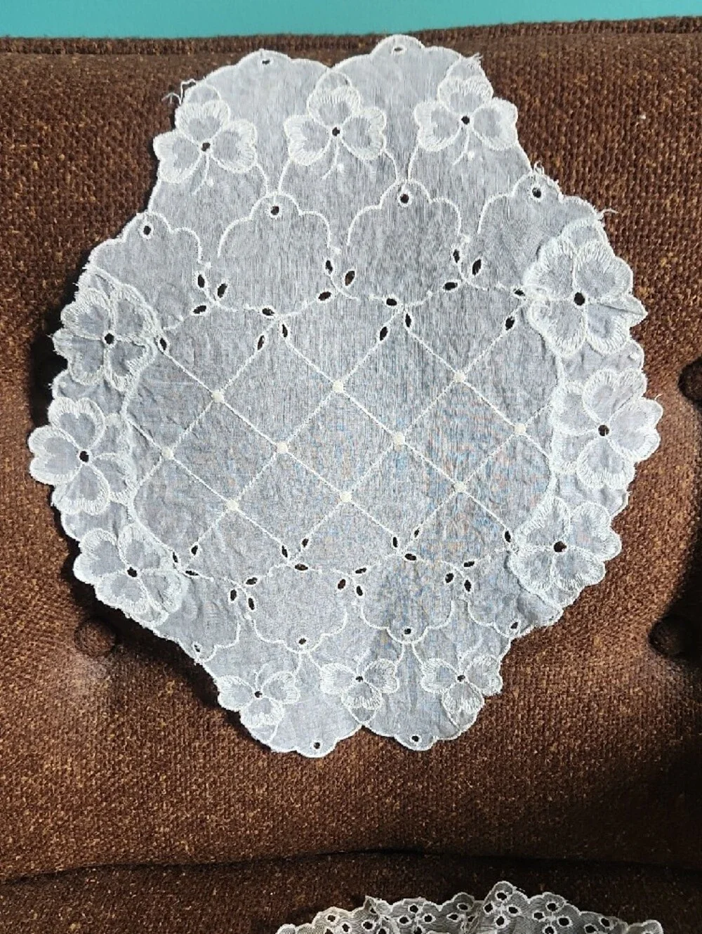 Vintage White Lace & Crochet Doily Set - 6 Pieces